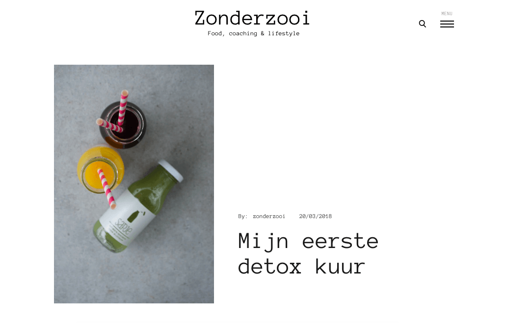 zonderzooi detoxkuur ervaring