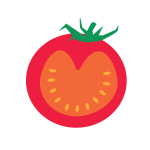 organic tomato soup icon