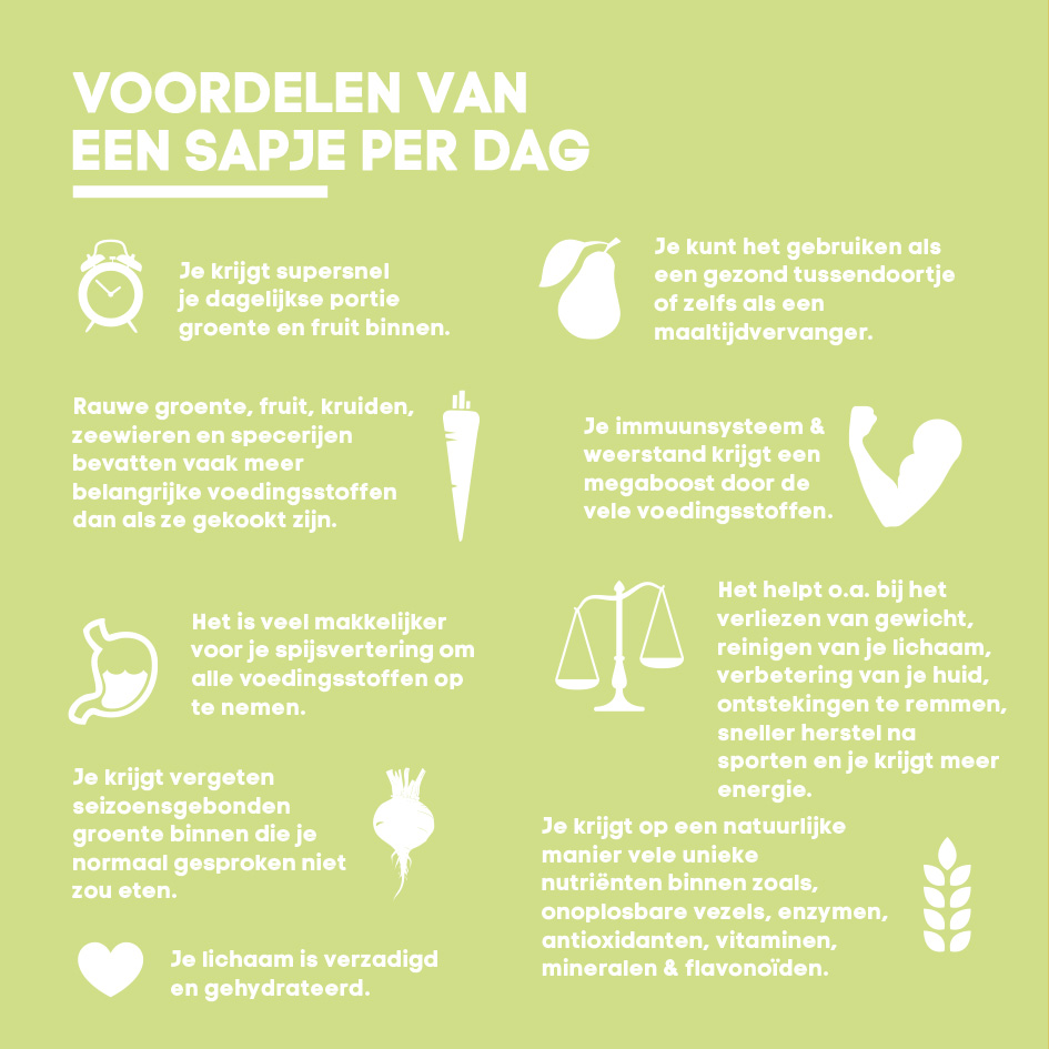 voordelen van groente sap