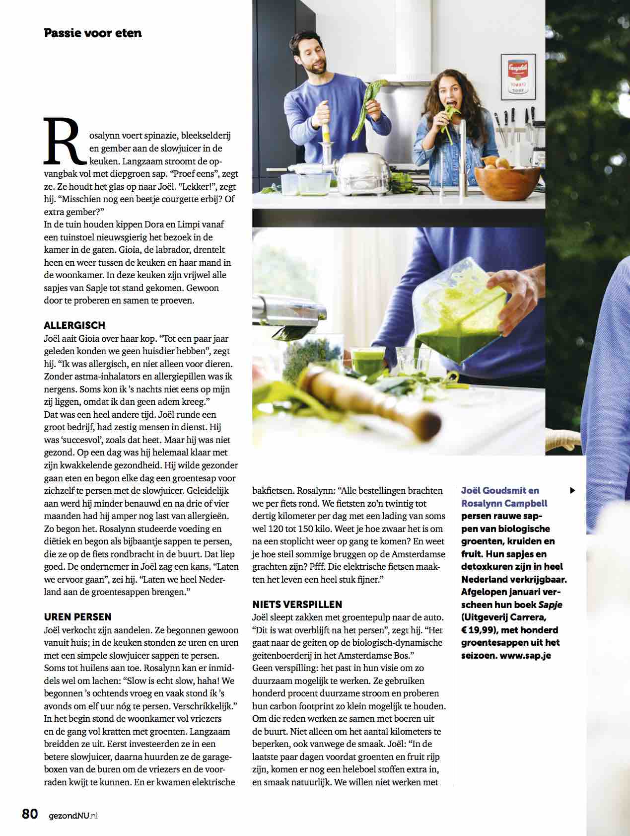 Artikel passie voor sap gezondnu 6 2016 3 1