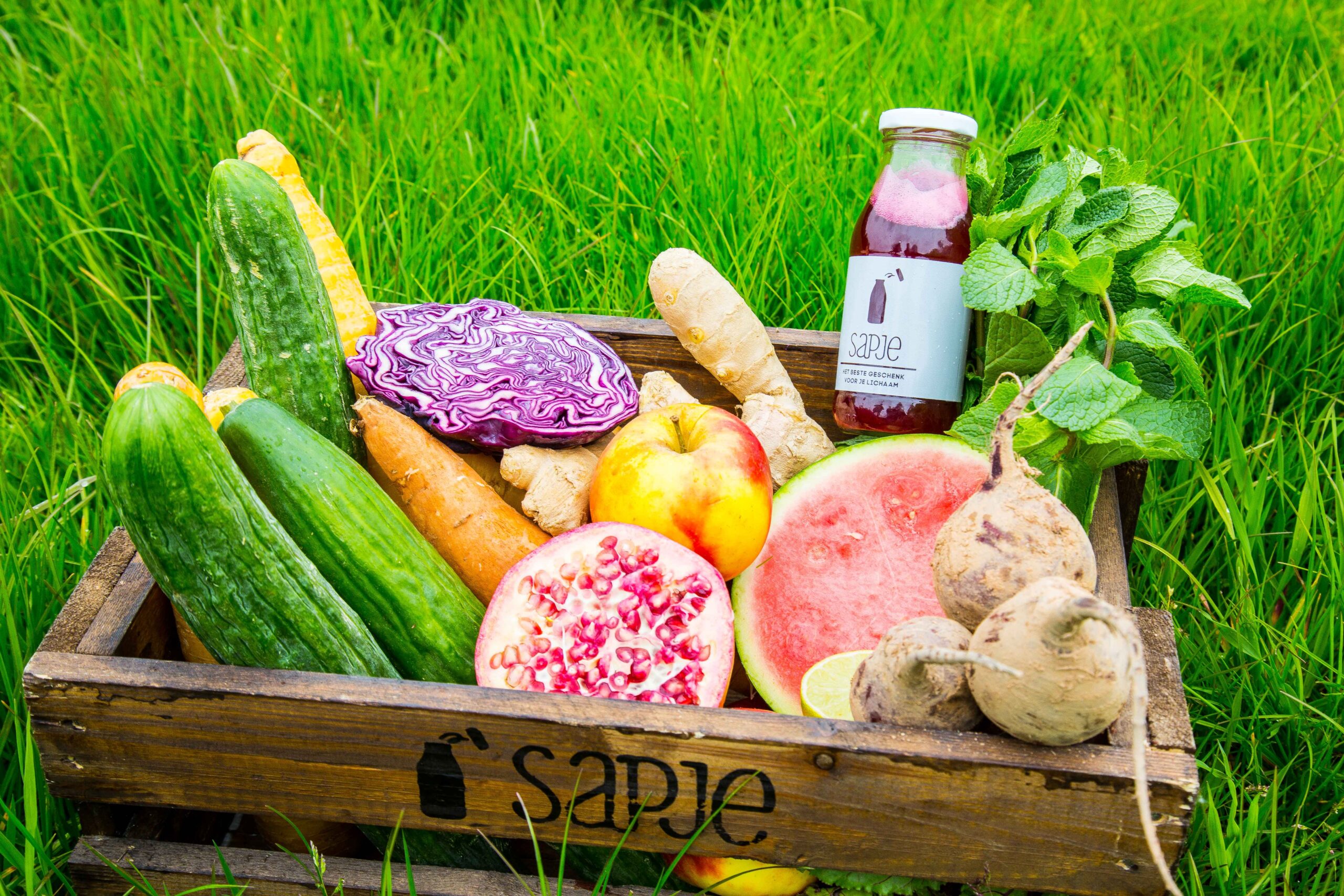 Gezonde ingredienten juglen zwaan sapje