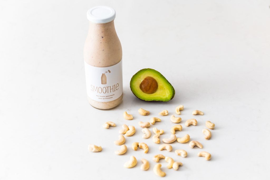 Proteine smoothie met cashewnotenmelk 1024x683 1