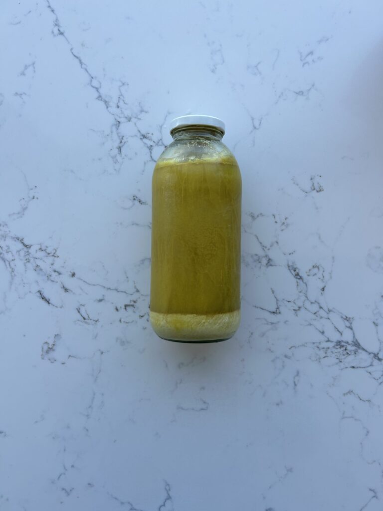 Ginger juice: 1 liter