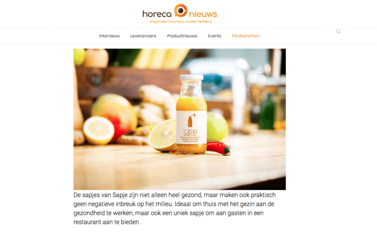 Horecanieuws