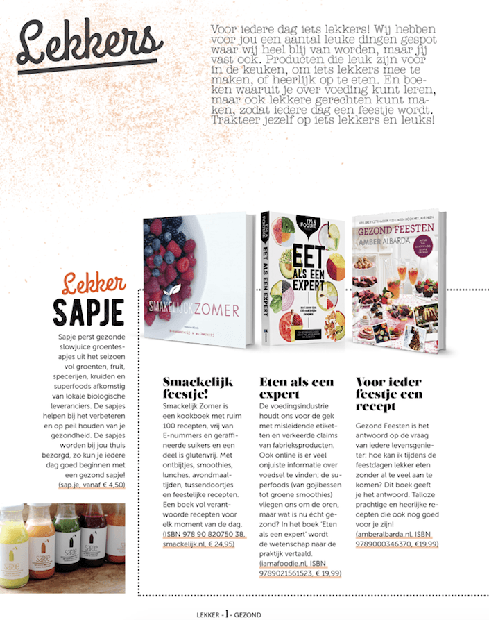 Lekker gezond sapje 1