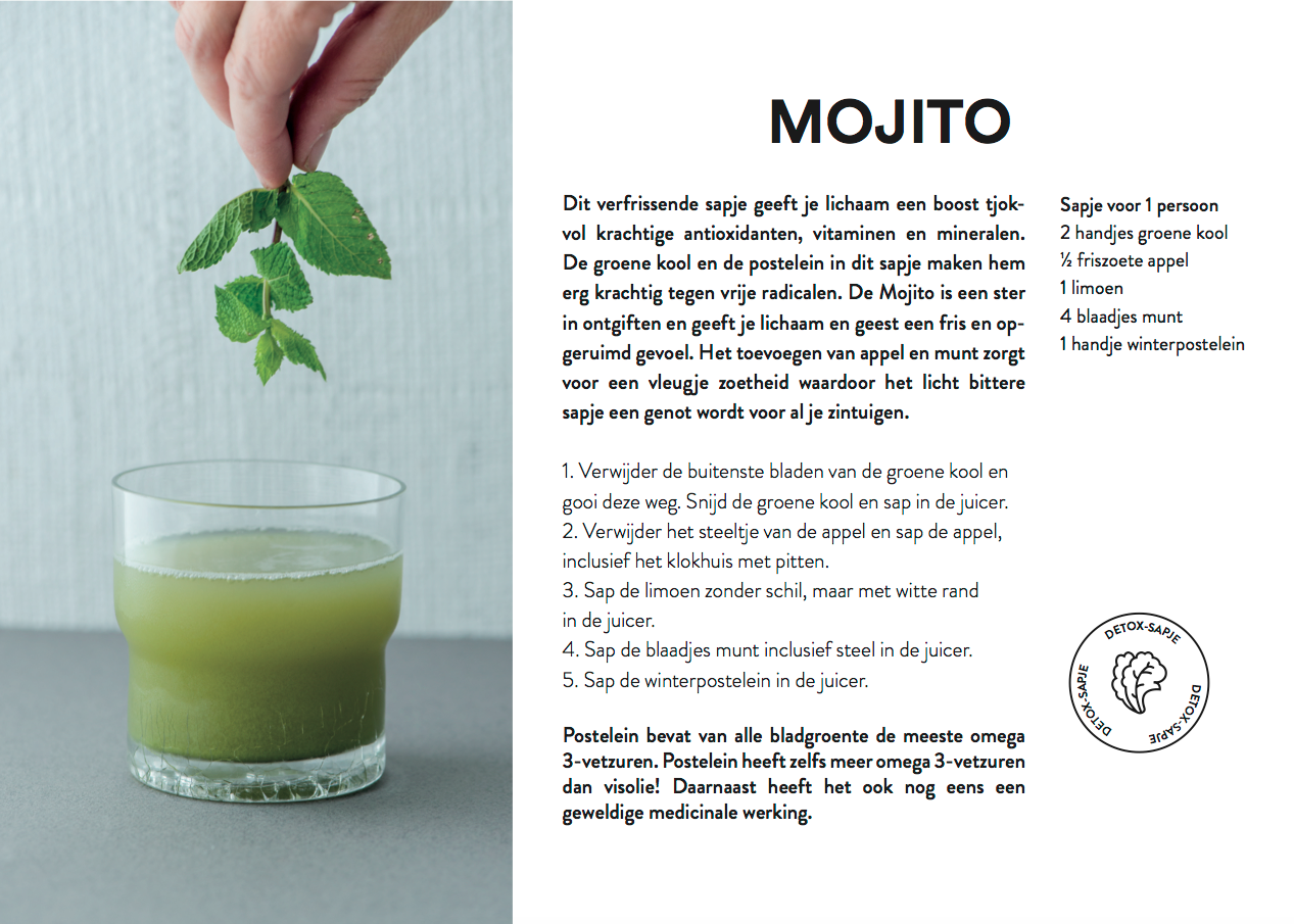 Mojito vegetable juice