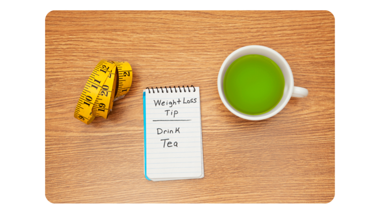 Groene thee afvallen